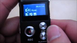 iGearPro 8GB Digital Audio Voice Recorder \u0026 Mp3 Player Review