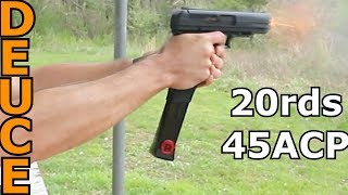 Extended Mag HiPoint 45 Review by Deuce and Guns