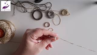 Needle Tatting Around A Ring