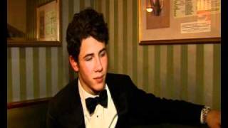 Nick Jonas from the Jonas Brothers interview about being famous and fans