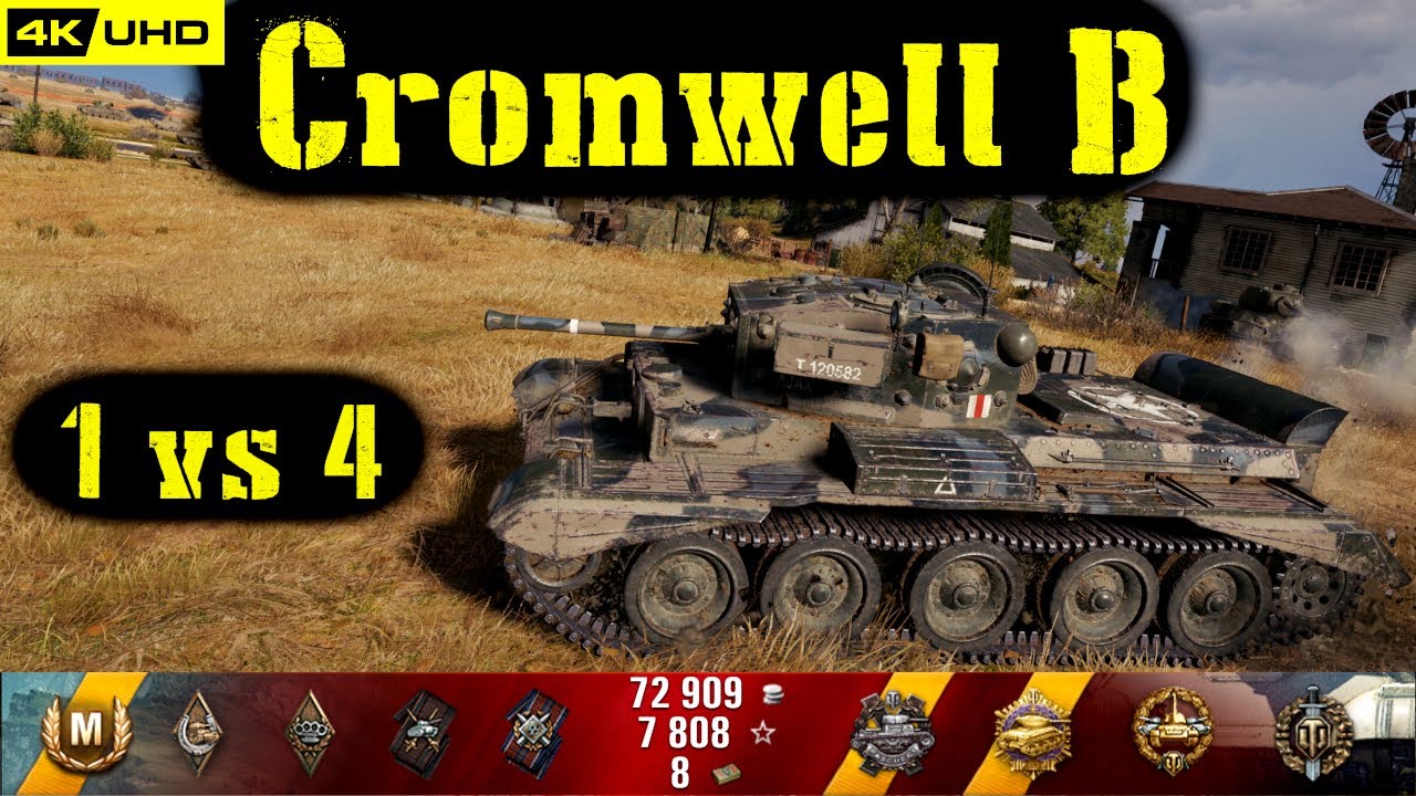 World Of Tanks Cromwell B Replay - 10 Kills 2.9K DMG(Patch 1.6.1) - YouTube