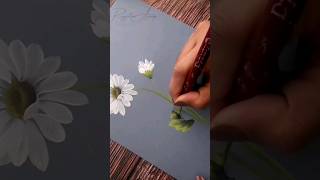 #shorts  🌟 A GREAT TECHNIQUE To Paint Daisy 🌼🌼 Flower