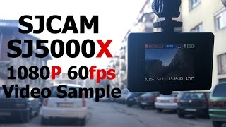 SJCAM SJ5000X Video Sample | 1080P 60FPS