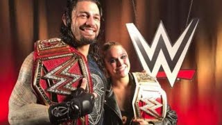 Roman Reigns and Ronda Rousey Cute Love story 💝💝🥰🥰 WWE #duniya #nocopyrightmusic