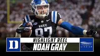 Duke TE Noah Gray Highlight Reel - 2019 Season | Stadium