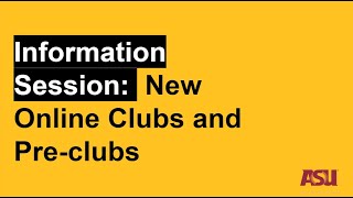 Everything you need to know about ASU Online clubs