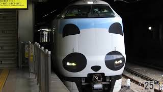 287系ラッピング　[特急]くろしお11号新宮行き　天王寺駅到着