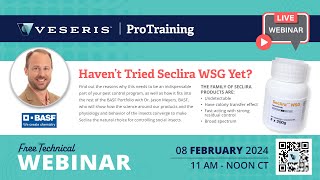 ProTraining Technical Webinar featuring Seclira WSG by BASF