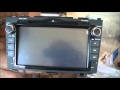 Installing dashboard GPS and DVD system on 2007 Honda CR-V