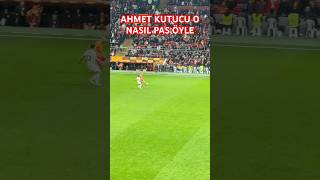 Ahmet Kutucu,Osimhen’i düşündü ama pası çok kötü bir yere attı.