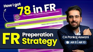 How to score 75 and above in FR | CA Final FR Preparation Strategy