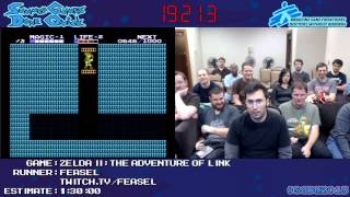 Zelda II: The Adventure of Link Speed Run in 1:08:19 [NES] by feasel #SGDQ 2013