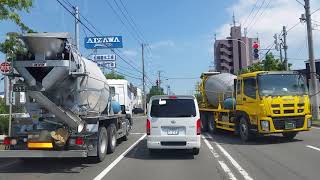 札幌市白石区　平和大橋～平和通～環状通交差点　ドライブ2019