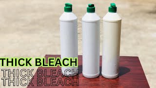 HOW TO MAKE THICK BLEACH FROM LIQUID BLEACH : disinfectant and removes tough stain on white.