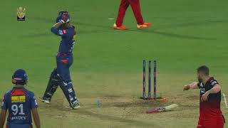 Badoni hits a 6️⃣🍿 but gets hit wicket😲|ipl highlights #youtubevideo#ipl#highlights #cricket#viral