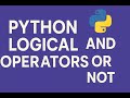 Python Logical Operators | AND, OR, NOT Explained for Beginners #python