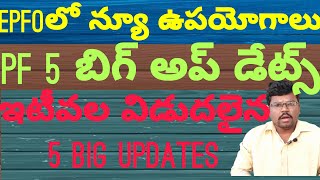 EPFO|Pf 5 BIG Benifits|pf ఖాతా ద్వారా  ఈ 5 పెద్ద ప్రయోజనాలు,అయితే నియమాలు పాటించాలి|Shanmugam KavilI