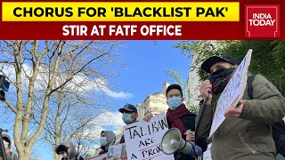 Protest Held Outside FATF Office In Paris Calling For Blacklisting Of Pakistan