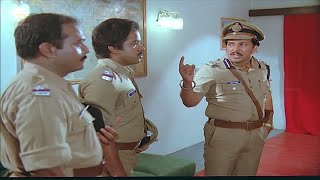 IPS Vishnuvardhan Warning Young Police In Prabhakar Case | Mutthaide Bhagya Kannada Movie Part 07