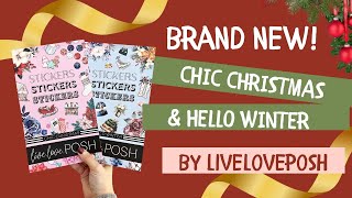 NEW! Chic Christmas & Hello Winter Stickers by LiveLovePosh
