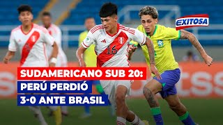 🔴🔵Sudamericano Sub 20: Perú perdió 3-0 ante Brasil por la primera fecha del Grupo A