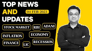 Stock Market and Economy NEWS | BUDGET RBI LIC recession crude adani | share market for beginners
