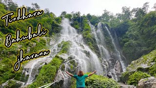 TINDHARA BAHUBALI JHARANA MONSOON HIKE VLOG 2024 VIA BANEPA, DAPCHA, NARAYANTAR .FULL INFO \u0026 ENG SUB