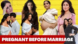 Bollywood Actresses who got pregnant before marriage...!