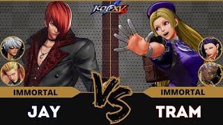 KOF XV⭐ JAY (K'/Benimaru/Iori) vs TRAM (Hinako/Luong/Dolores) ⭐Ranked Match - 01/25