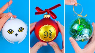 DIY Harry Potter Christmas baubles | Easy decoration ideas