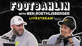 Big Ben watches Steelers vs Cardinals | Week 13 | Footbahlin Livestream