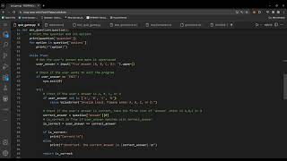 CS50P Final project - Quiz Game