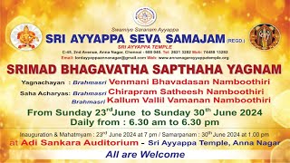 Srimad Bhagavatha Sapthaha Yagnam Day -1