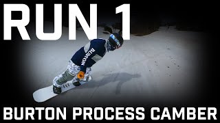 Run 1: Burton Process Camber Snowboard