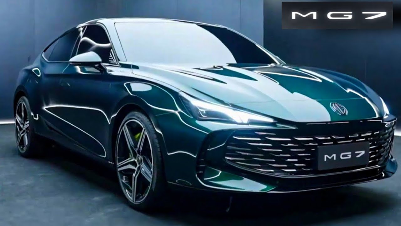 New Mg7 Sedan Makes Debut With A Sporty Fastback Design Youtube