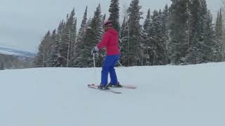 Giana Skiing in Steamboat, CO