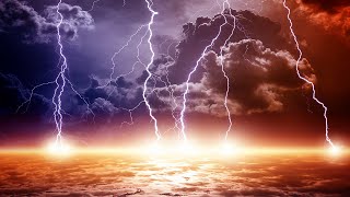 Terrible Stormy Night to Sleep Instantly | Torrential Rainstorm, Strong Thunder \u0026 Lightning Ambience