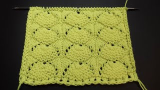 Beautiful Shell Stitch Pattern for Sweaters, Blankets, Easy to Knit