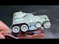 soviet ba 10 armored car 1 100 zvezda building u0026 brush painting