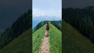 Switzerland🇨🇭Ridge hike Augstmatthorn, BE #switzerland #swissalps #swissbeauty #hike #shorts