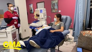 ABC News reporter is one of many COVID-19 survivors who has donated their plasma l GMA Digital