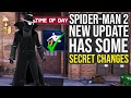 Spider Man 2 Update Has Secret Changes & Big New Tricks (Spider Man 2 Change Time Of Day)