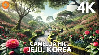 Camellia Hill Botanical Garden 4K | Jeju Island’s Hidden Paradise Tour