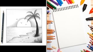 How to draw Landscape with Pencil Live