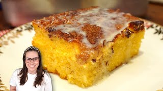 NO WHEAT FLOUR, MOIST AND DELICIOUS CORNMEAL CAKE!