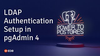 LDAP Authentication in pgAdmin 4