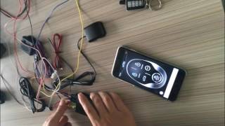 cardot gsm motorcycle alarm APP setting details gps online tracking