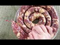 怎么灌香肠 自制腊肠教程 how to make chinese sausage