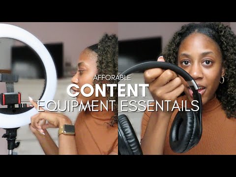 Essential And Affordable Youtube Equipment For Beginner Content