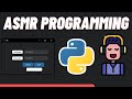 ASMR Programming - Python Tkinter Login Form - No Talking